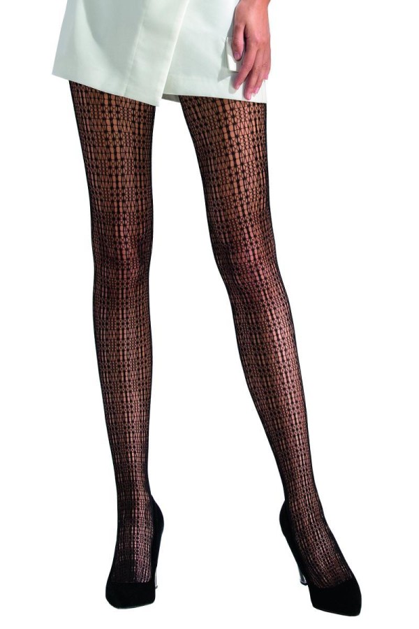 Netz-Strumpfhose Ti042 Schwarz von Passion kaufen | Fesselliebe