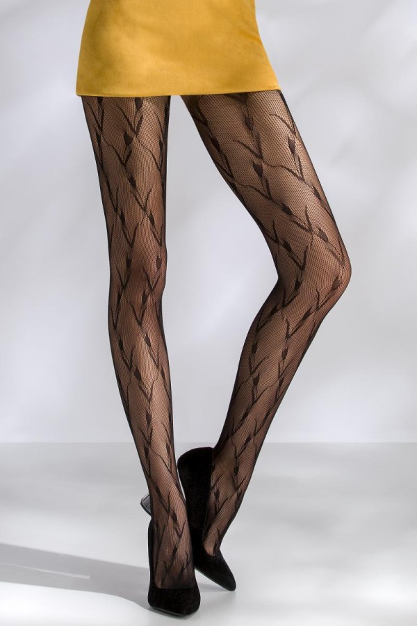 Netz-Strumpfhose Ti046 Schwarz von Passion kaufen | Fesselliebe