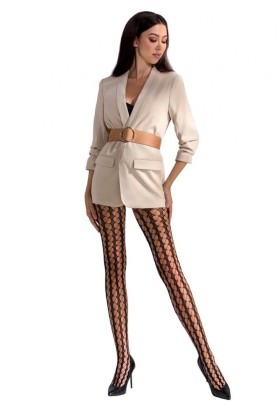 Netz-Strumpfhose Ti048 Schwarz von Passion kaufen | Fesselliebe