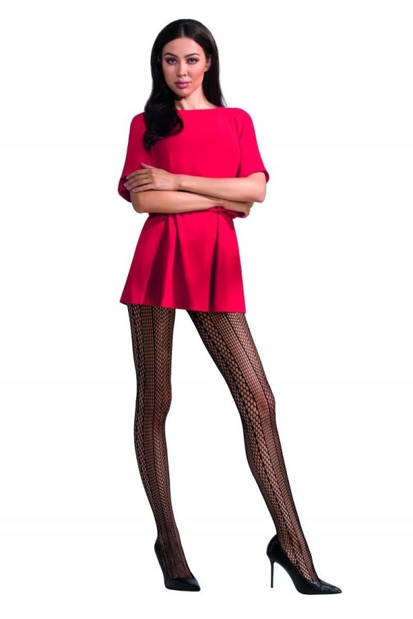 Netz-Strumpfhose Ti043 Schwarz von Passion kaufen | Fesselliebe