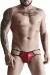 Jock Slip Bri013 Rot von Regnes Fetish Planet