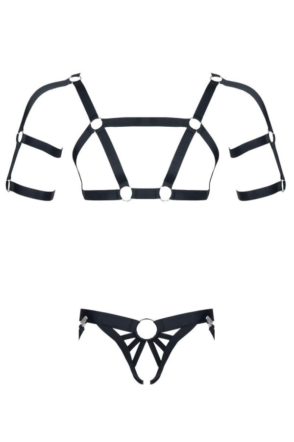 Harness Set010 Schwarz von Regnes Fetish Planet kaufen | Fesselliebe