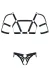 Harness Set010 Schwarz von Regnes Fetish Planet