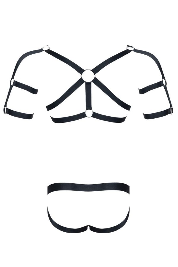 Harness Set010 Schwarz von Regnes Fetish Planet kaufen | Fesselliebe