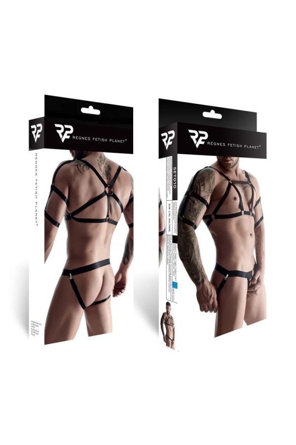 Harness Set010 Schwarz von Regnes Fetish Planet kaufen | Fesselliebe