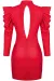 Rotes Minikleid Cadr006 von Demoniq Carnival Party Line