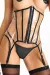 Transparente Taillen Corsage Cr414 von 7-Heaven