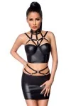 Harness-Wetlook-Set mit Rock 18263 von Saresia kaufen - Fesselliebe