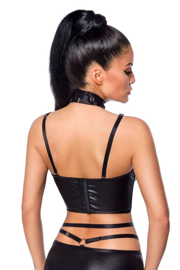 Harness-Wetlook-Set mit Rock 18263 von Saresia kaufen | Fesselliebe