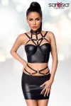 Harness-Wetlook-Set mit Rock 18263 von Saresia kaufen - Fesselliebe