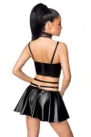 Harness-Wetlook-Set mit Ausgestelltem Rock 18264 von Saresia kaufen - Fesselliebe