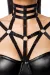 Harness-Wetlook-Set mit Ausgestelltem Rock 18264 von Saresia