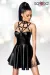 Harness-Wetlook-Minikleid 18266 von Saresia