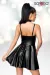 Harness-Wetlook-Minikleid 18266 von Saresia