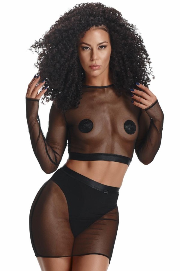 Schwarzes Set Lxcharo001 von Demoniq Ladyx kaufen | Fesselliebe