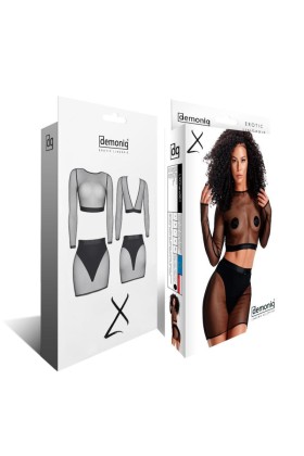 Schwarzes Set Lxcharo001 von Demoniq Ladyx kaufen | Fesselliebe
