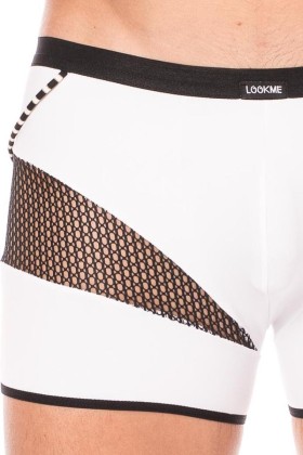 Herren Boxer Short 2004-67 Weiß von Look Me kaufen | Fesselliebe