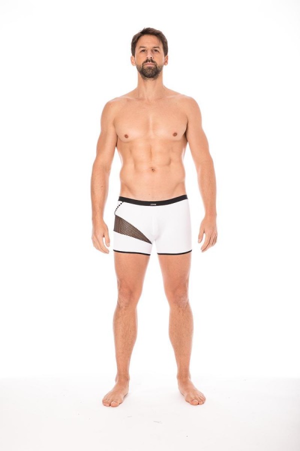 Herren Boxer Short 2004-67 Weiß von Look Me kaufen | Fesselliebe