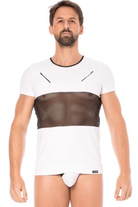 Herren T-Shirt 2004-81 Weiß von Look Me kaufen | Fesselliebe