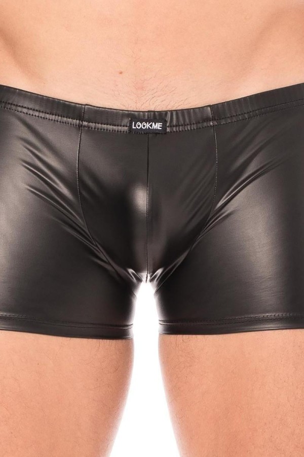 Schwarze Wetlook-Boxer 2008-67 von Look Me kaufen | Fesselliebe