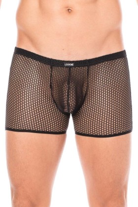 Schwarze Netz Boxer Short 2007-67 von Look Me kaufen | Fesselliebe
