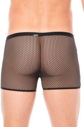 Schwarze Netz Boxer Short 2007-67 von Look Me kaufen | Fesselliebe