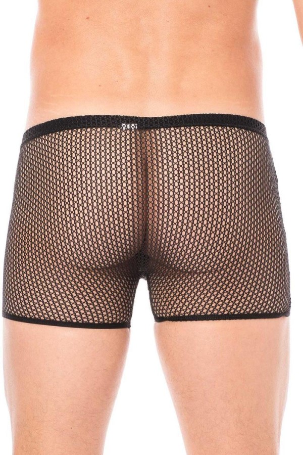 Schwarze Netz Boxer Short 2007-67 von Look Me kaufen | Fesselliebe