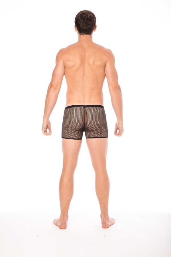 Schwarze Netz Boxer Short 2007-67 von Look Me kaufen | Fesselliebe
