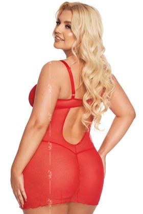 Rotes Chemise 1890 von Softline Plus Size Collection kaufen | Fesselliebe