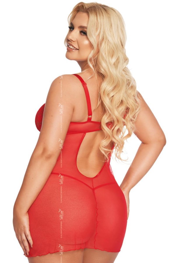 Rotes Chemise 1890 von Softline Plus Size Collection kaufen | Fesselliebe