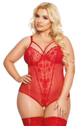 Roter Body Ouvert 1891 von Softline Plus Size Collection kaufen | Fesselliebe