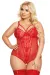 Roter Body Ouvert 1891 von Softline Plus Size Collection