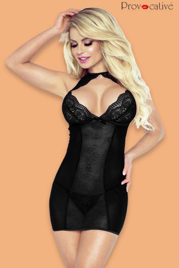 Black Seduction Chemise von Provocative kaufen | Fesselliebe
