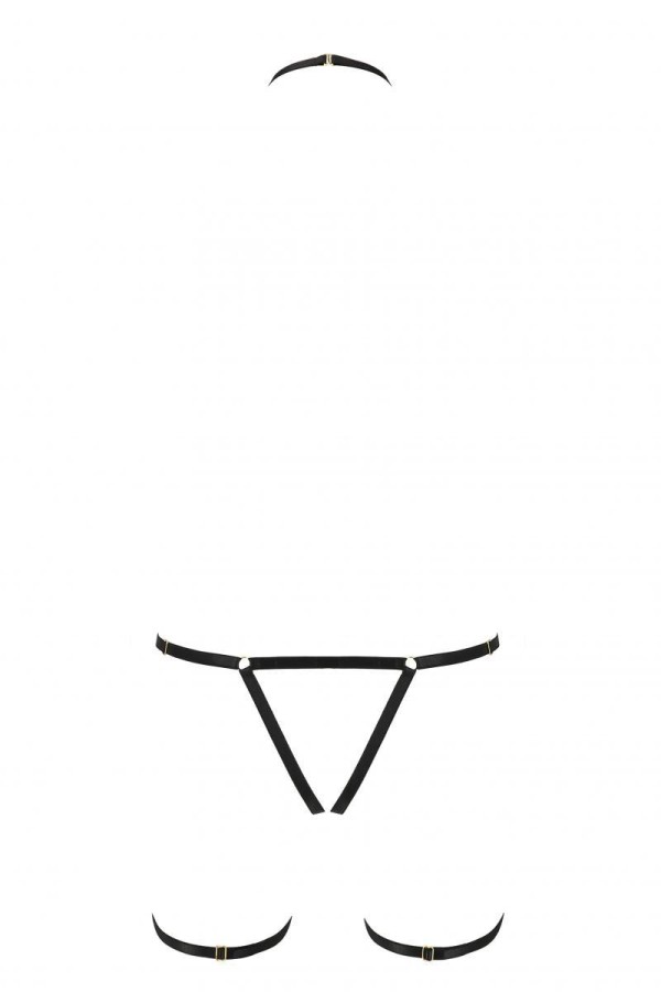Schwarzer Body Pa595760 von Passion Devil Collection kaufen | Fesselliebe