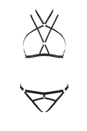 Schwarzes Set Pa595876 von Passion Devil Collection