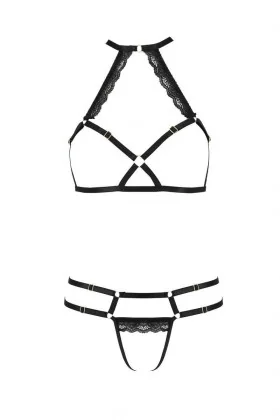 Schwarzes Set Pa595879 von Passion Devil Collection