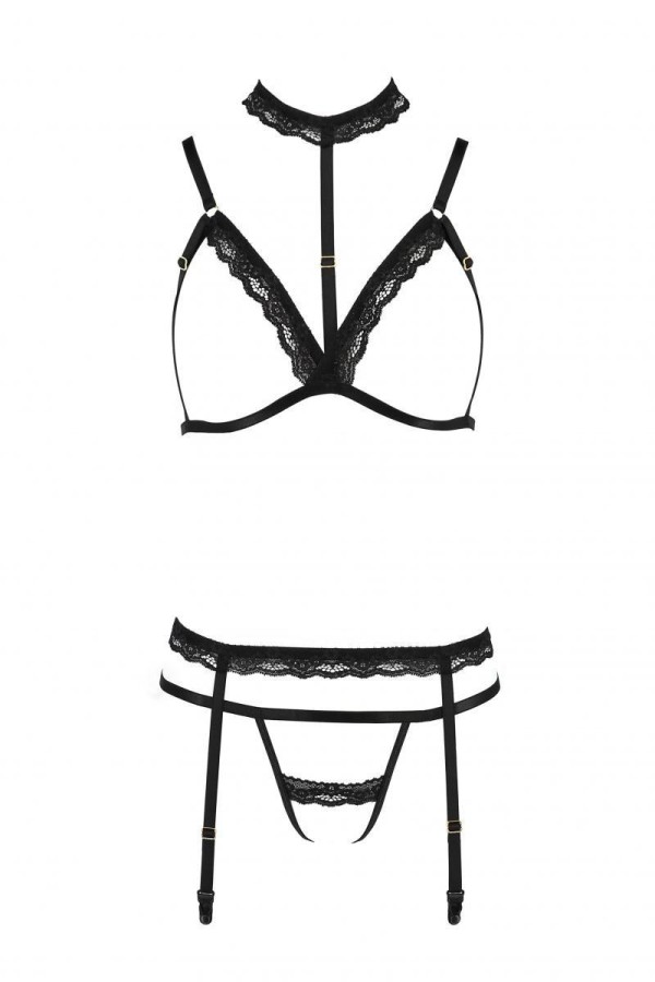 Schwarzes Set Pa595888 von Passion Devil Collection kaufen | Fesselliebe