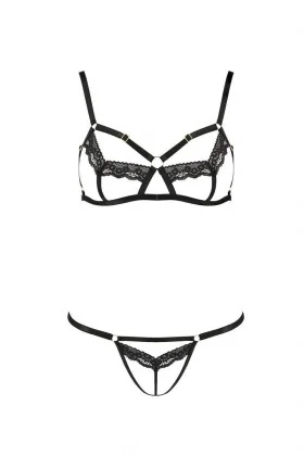 Schwarzes Set Pa595891 von Passion Devil Collection