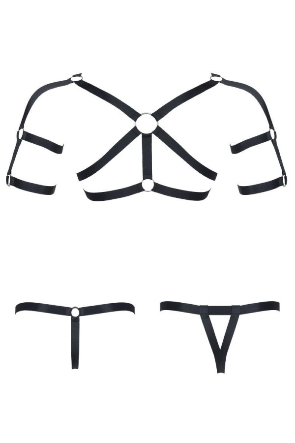 Harness Set011 Schwarz von Regnes Fetish Planet kaufen | Fesselliebe