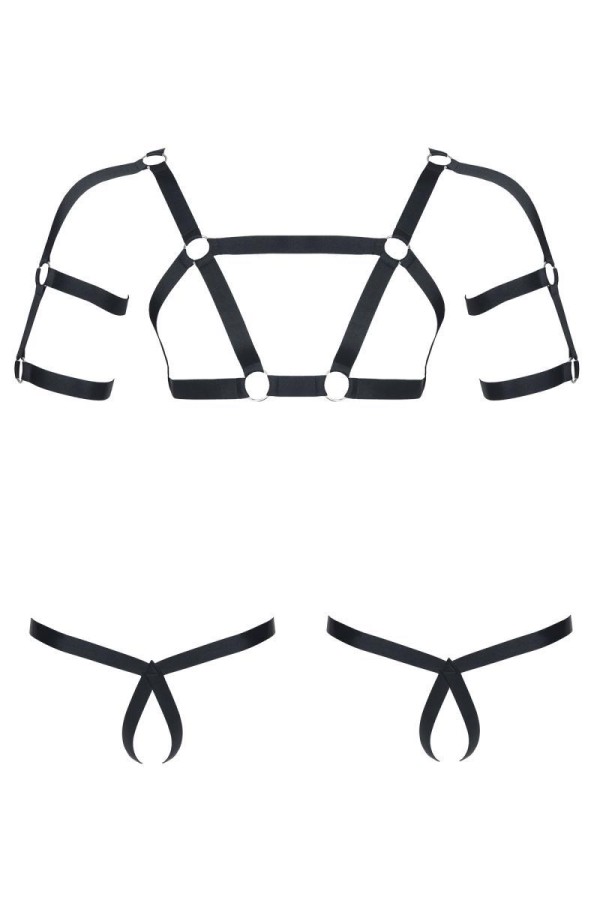 Harness Set011 Schwarz von Regnes Fetish Planet kaufen | Fesselliebe