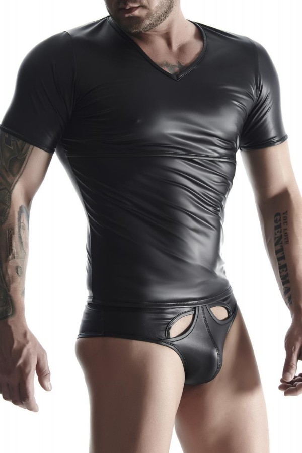 T-Shirt Tsh014 Schwarz von Regnes Fetish Planet kaufen | Fesselliebe