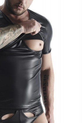 T-Shirt Tsh014 Schwarz von Regnes Fetish Planet kaufen | Fesselliebe