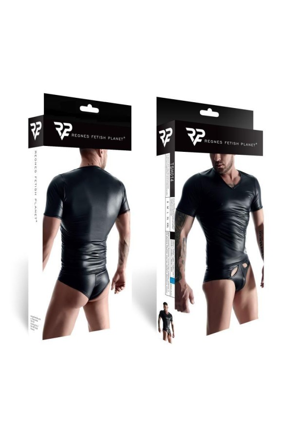 T-Shirt Tsh014 Schwarz von Regnes Fetish Planet kaufen | Fesselliebe