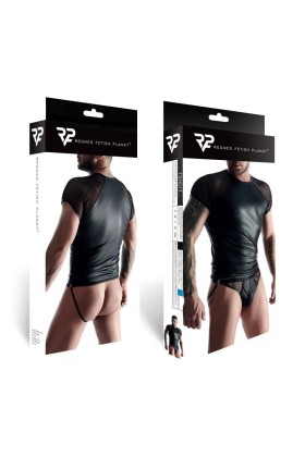T-Shirt Tsh017 Schwarz von Regnes Fetish Planet kaufen | Fesselliebe
