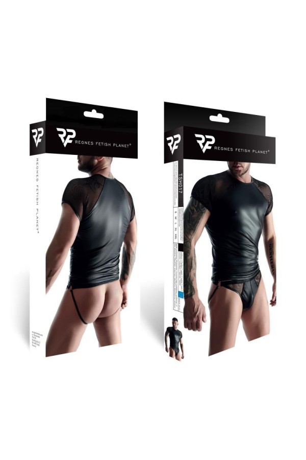 T-Shirt Tsh017 Schwarz von Regnes Fetish Planet kaufen | Fesselliebe