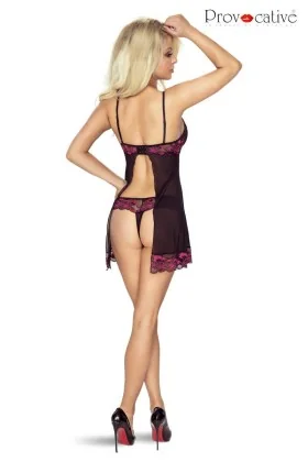 Schwarzes Regard Prive Babydoll von Provocative