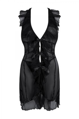 Schwarzes Minikleid Aa051274 von Anais Apparel Plus Size kaufen | Fesselliebe