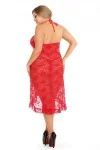 Rotes Langes Kleid Aa052066 von Anais Apparel Plus Size kaufen - Fesselliebe