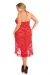 Rotes Langes Kleid Aa052066 von Anais Apparel Plus Size