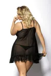 Schwarzes Babydoll Aa051289 von Anais Apparel Plus Size kaufen - Fesselliebe